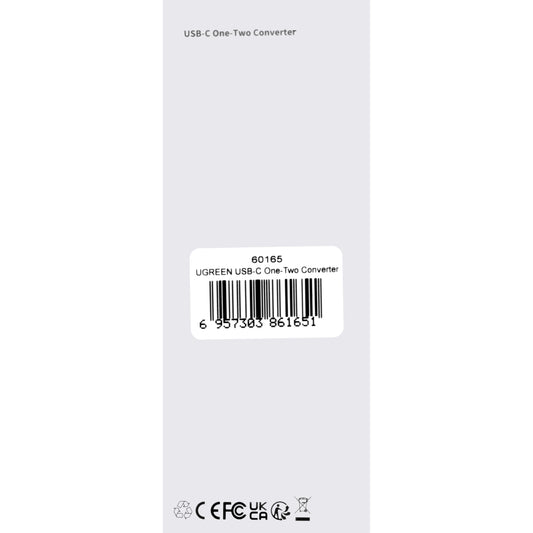 USB-C - USB-C / USB-C Audio Adapter UGREEN CM232, Grau