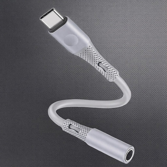 Audioadapter USB-C - 3.5mm Techsuit AC1 SoundFlex, Grau