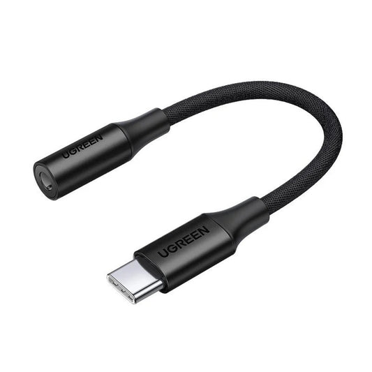 Audioadapter USB-C - 3,5mm UGREEN AV161, Schwarz