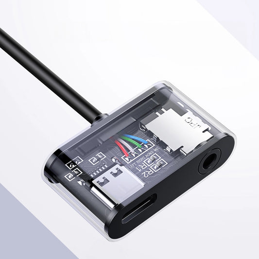 Audio-Adapter USB-C - 3,5 mm / USB-C UGREEN CM193, Grau