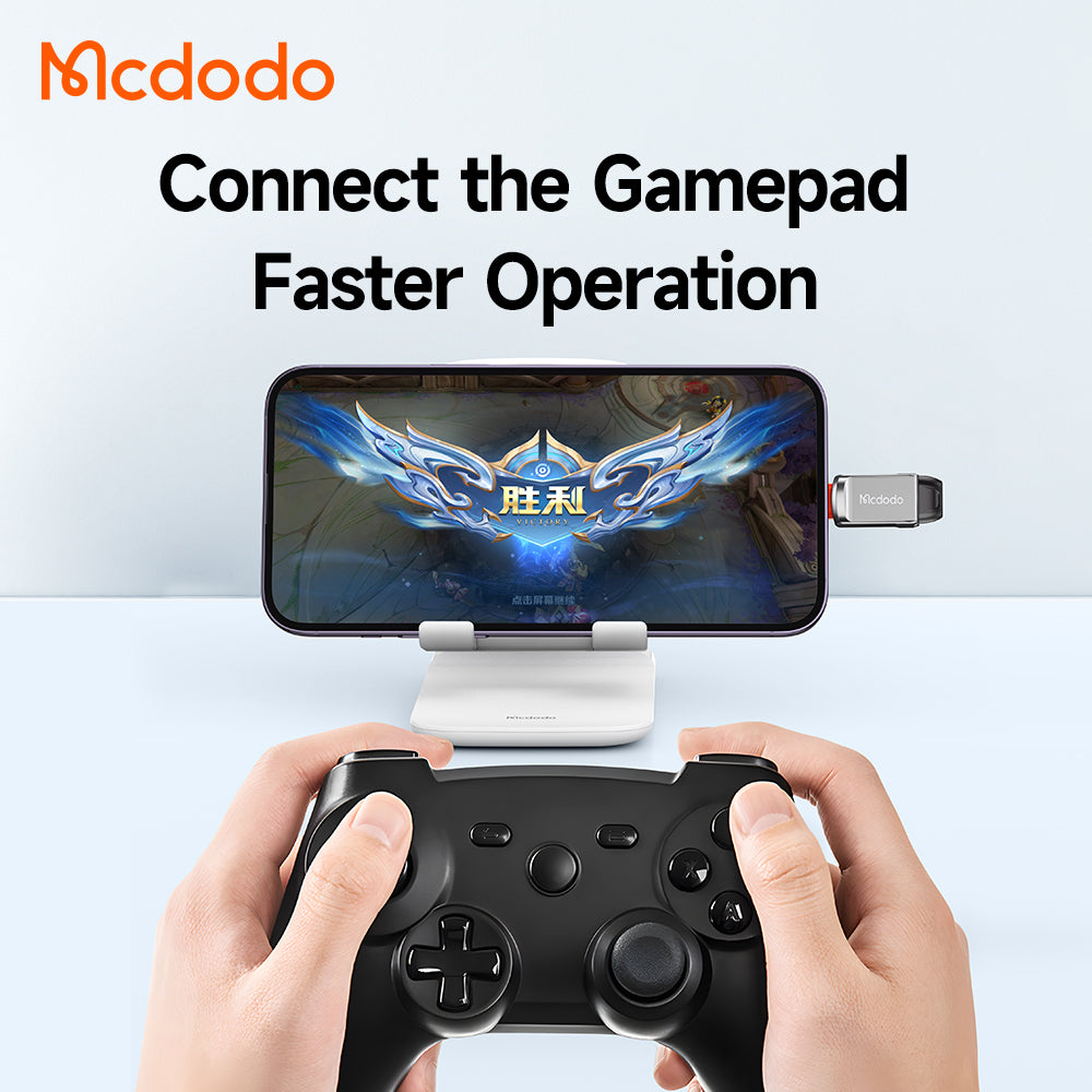 OTG Lightning - USB-A McDodo OT-8600 Adapter, Grau