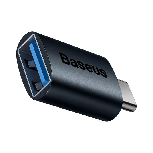 Baseus Ingenuity USB-C zu USB-A OTG Adapter, Blau ZJJQ000003