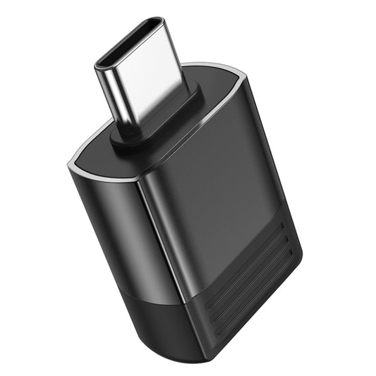 OTG USB-C - USB-A Adapter Borofone BV18, Schwarz