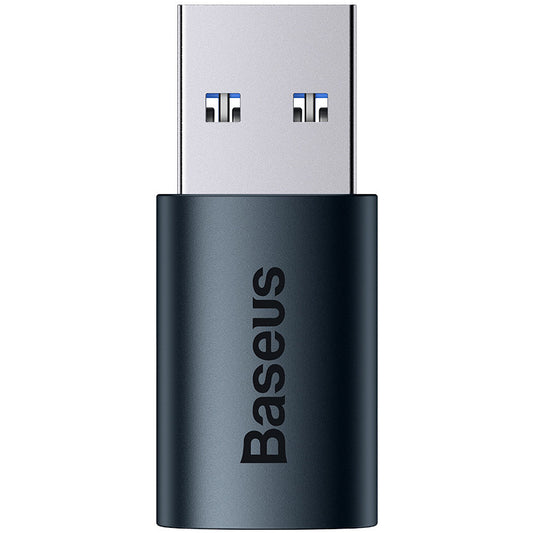 Baseus Ingenuity USB-C auf USB-A USB-C Lade- und Datenadapter, blau ZJJJQ000103