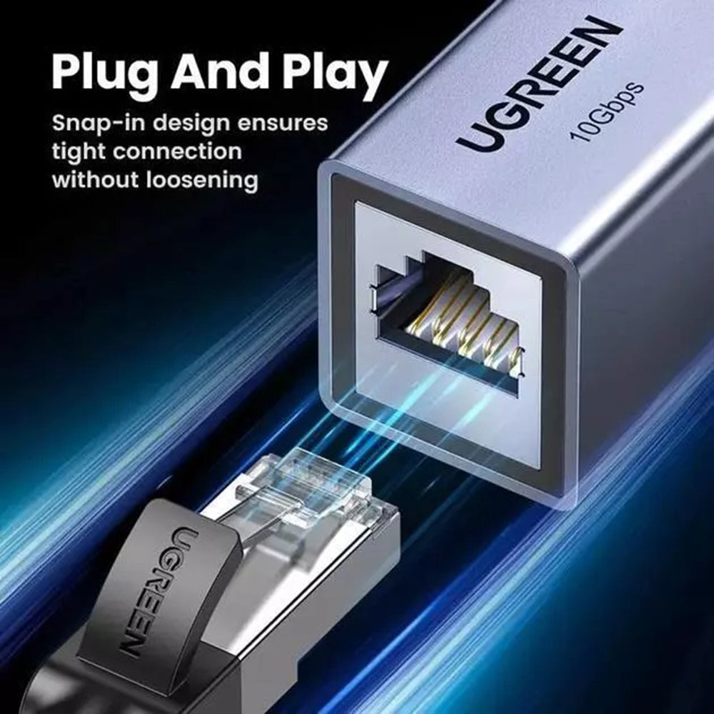 Netzwerkadapter UGREEN NW261, RJ45 - RJ45, Schwarz