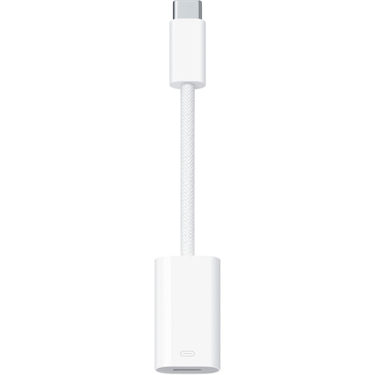 Apple A2868 USB-C auf Lightning Daten- und Ladeadapter, weiß MUQX3ZM/A