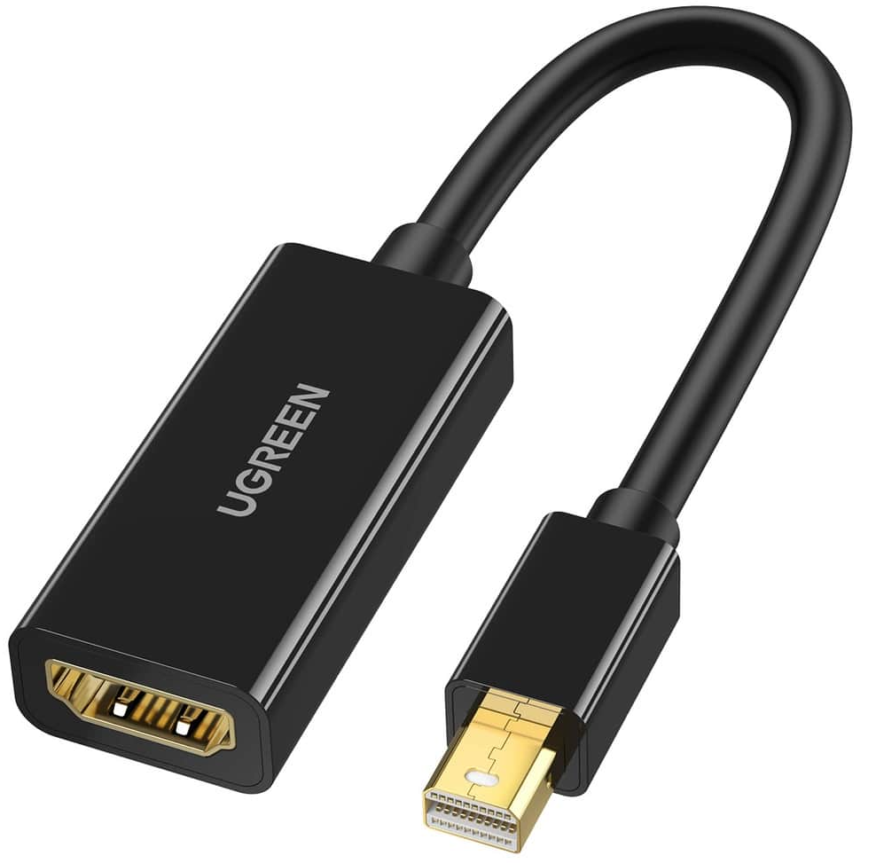 UGREEN MD112 Videoadapter, MiniDisplayPort - HDMI, 4K, Schwarz