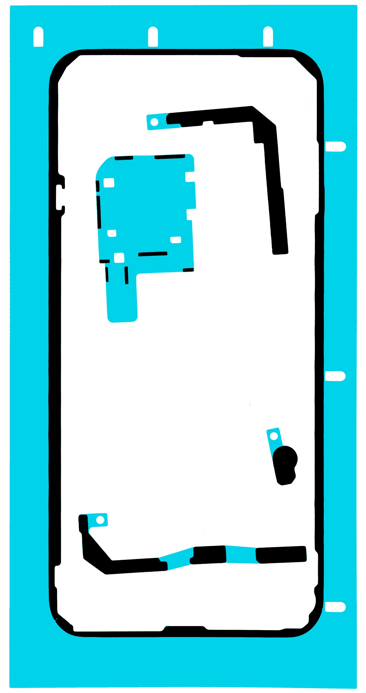 Klebstoff Batterieabdeckung Honor 400, Service Pack 5163AFJH