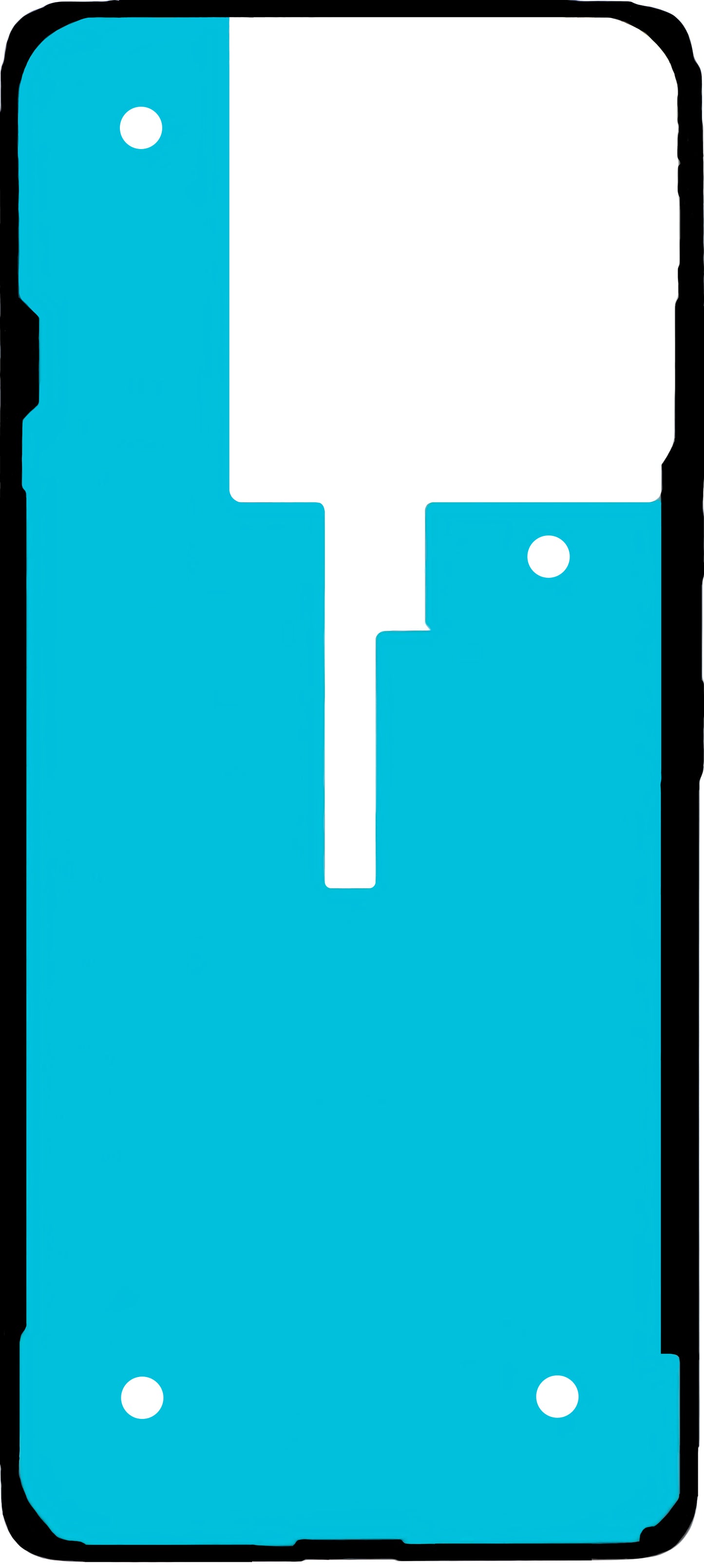 Klebstoff Batterieabdeckung Motorola Edge 60 Pro, Service Pack 5D78C30147