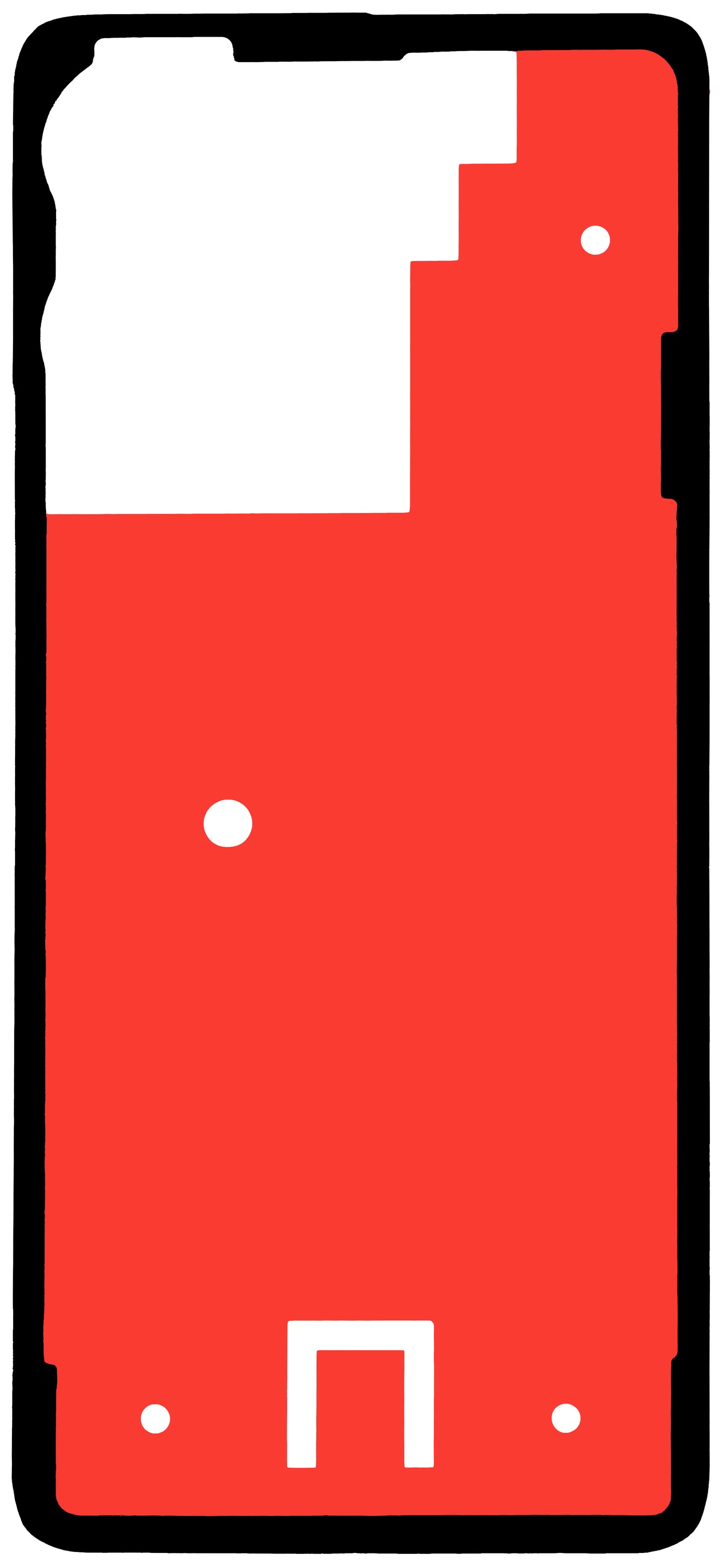 Klebstoff Batterieabdeckung Motorola Moto G86 Power, Service Pack 5948C30670