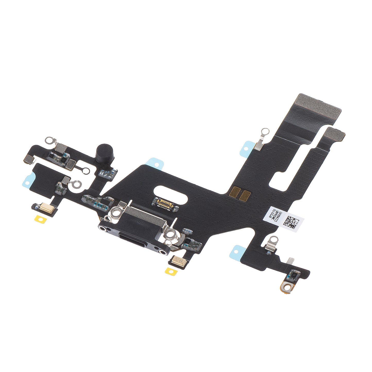 Ladebuchse & Mikrofon Flexkabel für Apple iPhone 11 | Schwarz | Reparatur