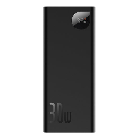 Baseus Adaman Externe Batterie, 20000mAh, 30W, QC + PD, 1 x USB-C - 2 x USB-A, Schwarz PPAD030001 PPAD030001