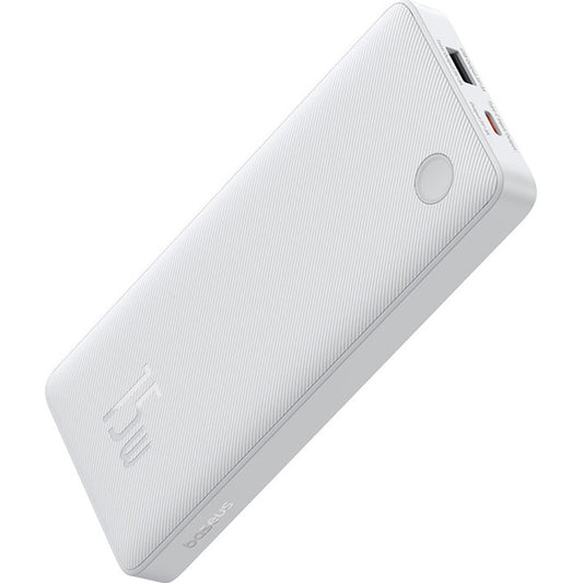 Baseus Airpow Lite Externer Akku, 10000mAh, 15W, 1 x USB-A - 1 x USB-C, Weiß