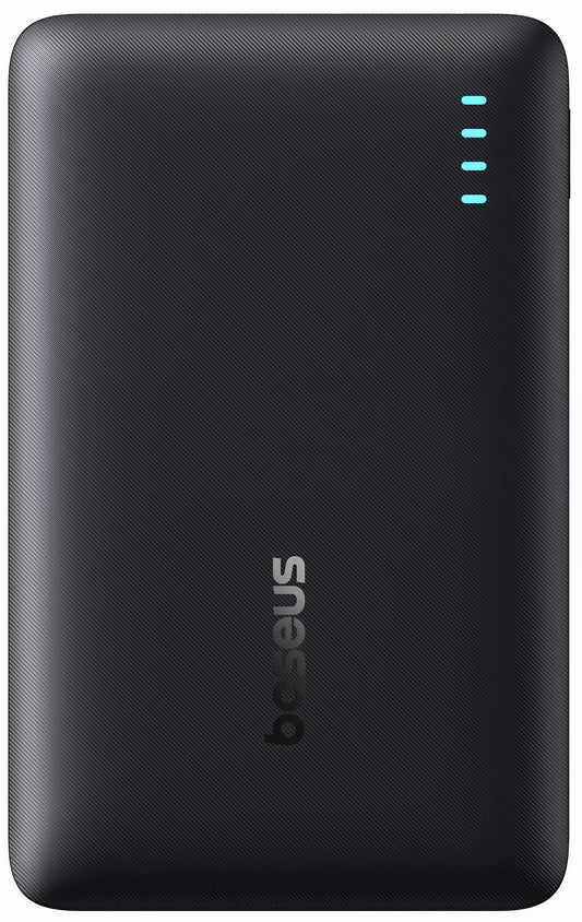 Baseus EnerFill FP21 External Battery, 10000mAh, 22.5W, QC + PD, 1 x USB-A - 2 x USB-C, Black P1008210D123-00