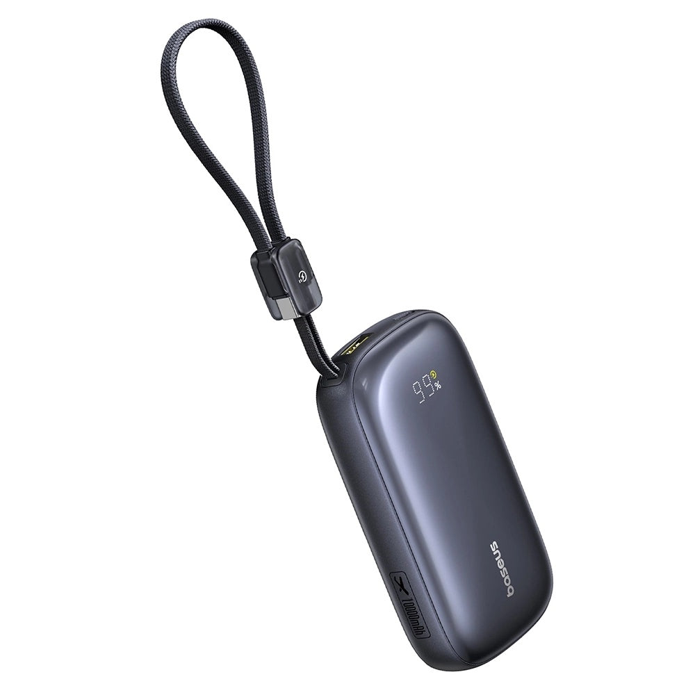 Externer Akku Baseus EnerFill FC21 Qpow 3 Ultra, 10000mAh, 45W, QC + PD, 1 x USB-A - 1 x USB-C, Schwarz E0027Q00