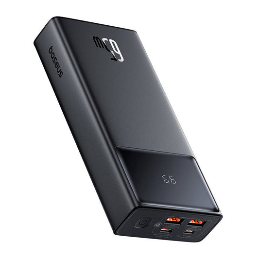 External Battery Baseus Star Lord, 20000mAh, 65W, QC + PD, 1 x USB-C - 2 x USB-A, Black P1002290906113113-00