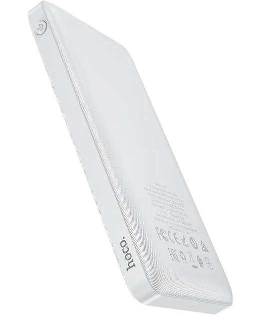 Externer Akku HOCO J72, 10000mAh, 10W, 2 x USB-A, Weiß