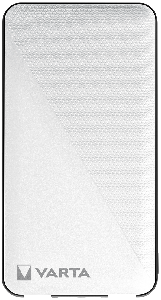 Varta Energy Externe Batterie, 5000mAh, 15W, 2 x USB-A - 1 x USB-C, Weiß