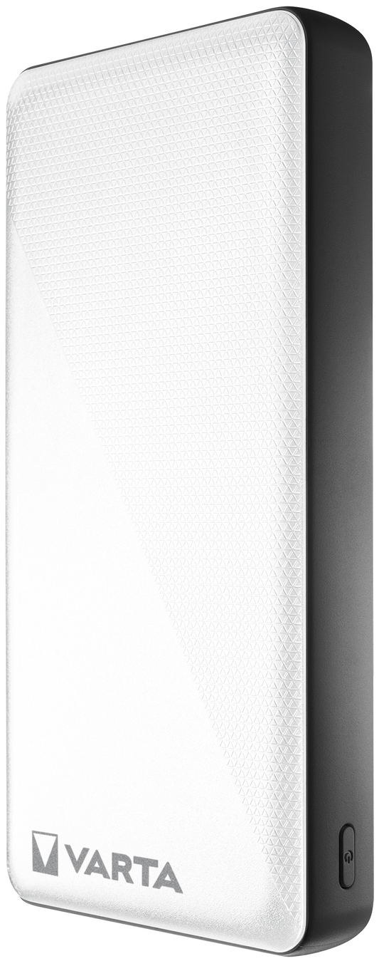 Varta Energy Externe Batterie, 20000mAh, 15W, 2 x USB-A - 1 x USB-C, Weiß