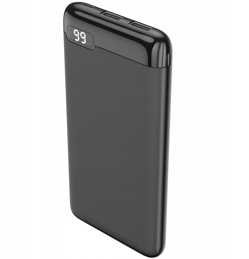 Externer Akku Setty SPBL-10, 10000mAh, 10W, 2 x USB-A, Schwarz