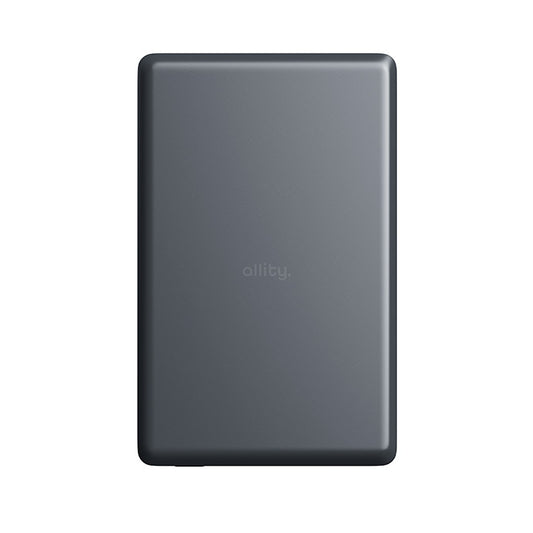 Allity Wireless External Battery. APB-300, 5000mAh, 20W, PD + QC, 1 x QI - 1 x USB-C, Gray