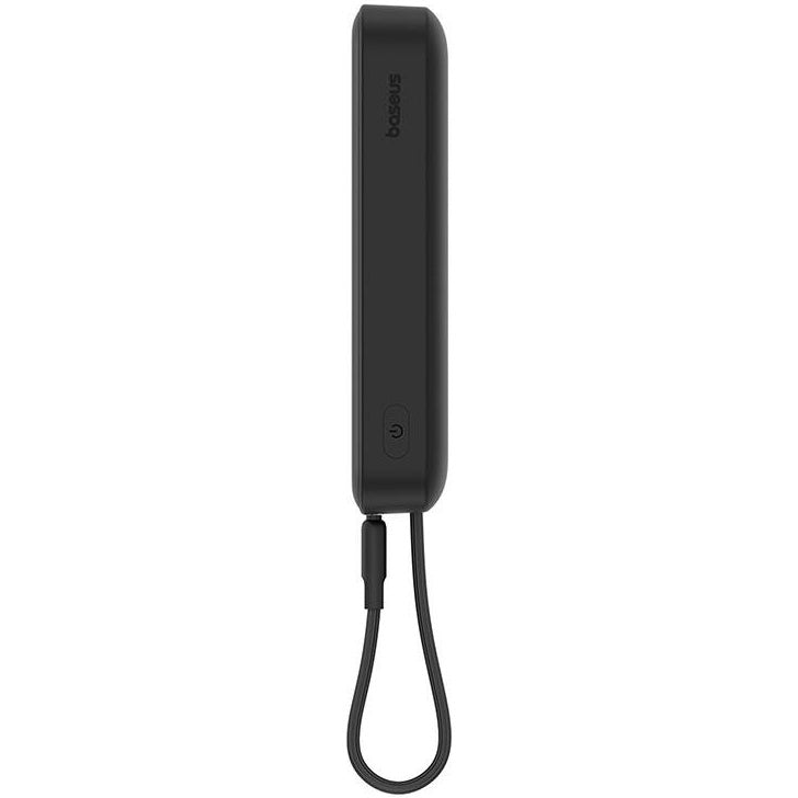 Externer Wireless-Akku Baseus Magnetic Mini, 10000mAh, 20W, PD + FQI, 1 x Lightning - 1 x QI - 1 x USB-C, Schwarz P10022109113-00