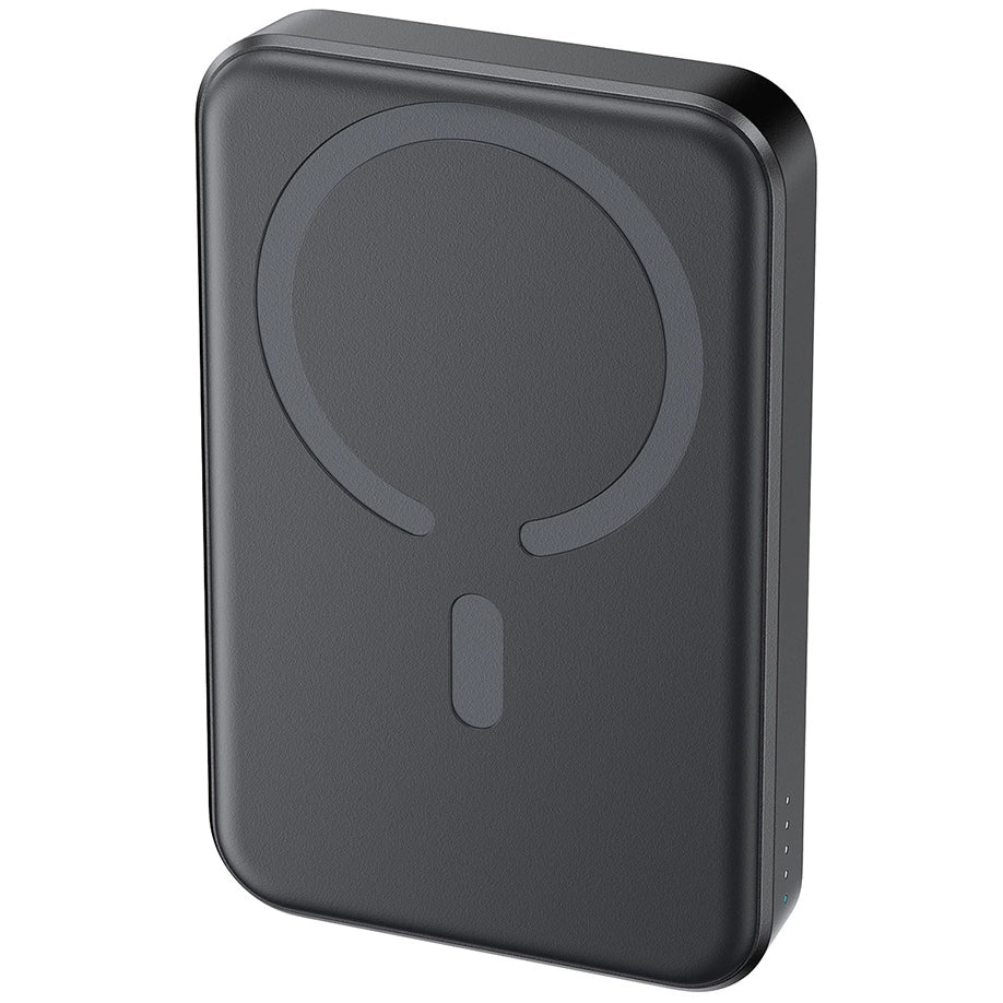 Externer Wireless-Akku Joyroom JR-W020, 10000mAh, 20W, QC + PD + FQI, 1 x QI - 1 x USB-A - 1 x USB-C, Schwarz