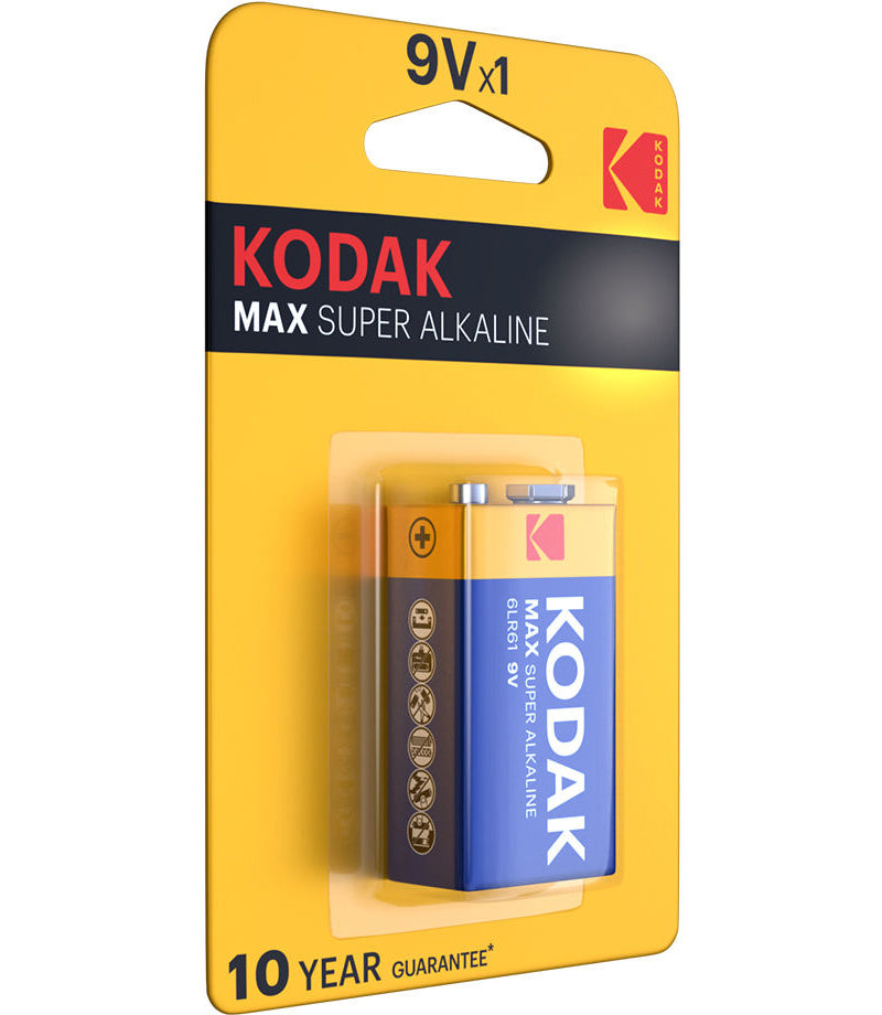 Kodak Max Super Alkaline Batterie, 6LR61 (9V)