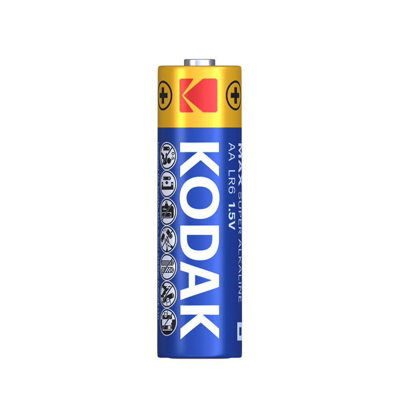 Kodak Max Super Alkaline Batterie, AA / LR6, 8 Stück Set