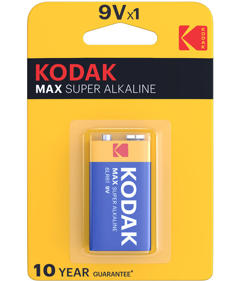 Kodak Max Super Alkaline Batterie, 6LR61 (9V)