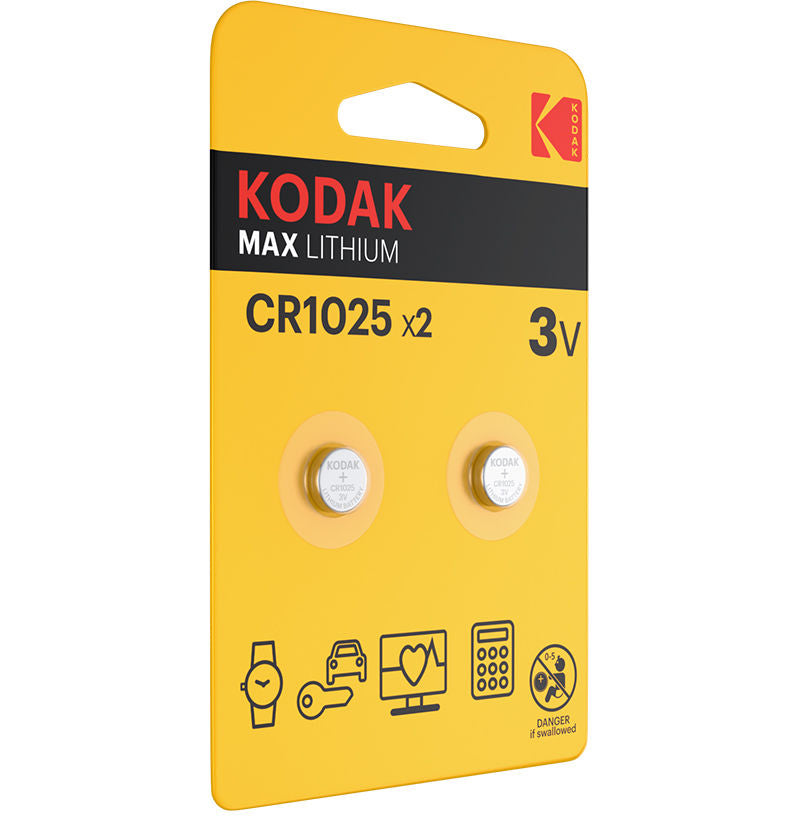 Kodak Max Batterie, CR2025, 2 Stück Set