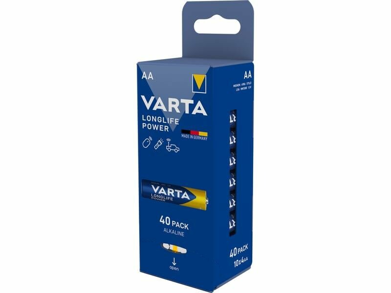 Varta Longlife Power 4906 Batterie, AA / LR6, 40 Stück Set