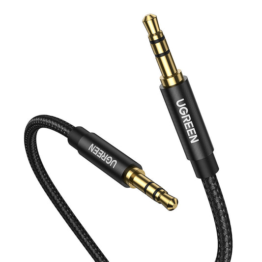 Audio Kabel 3.5mm - 3.5mm UGREEN AV112, 1m, Schwarz