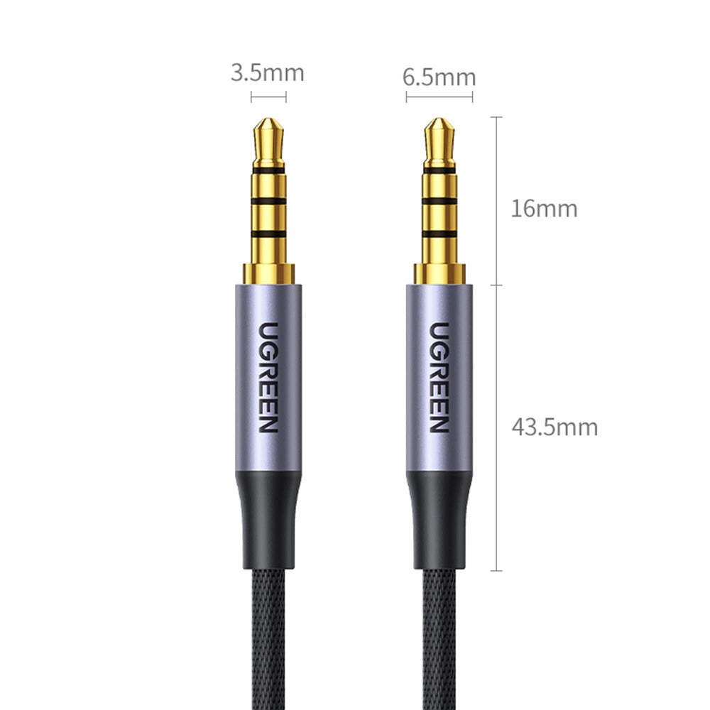 Audio-Kabel 3.5mm - 3.5mm UGREEN AV183, 2m, Schwarz