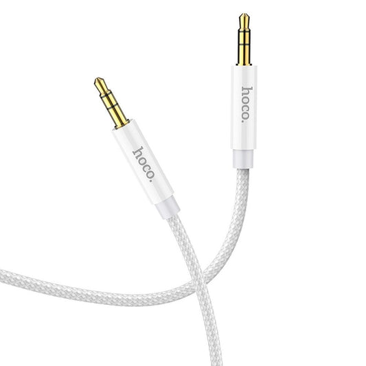 Audiokabel 3.5mm - 3.5mm HOCO UPA19, 1m, Silber