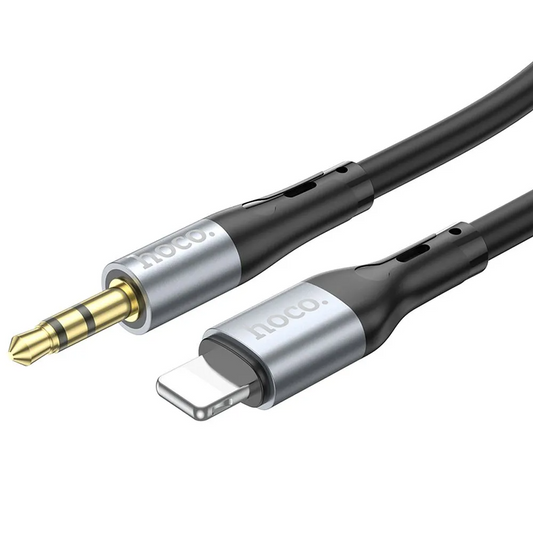 Lightning Audio Cable - 3.5mm HOCO UPA22, 1m, Black