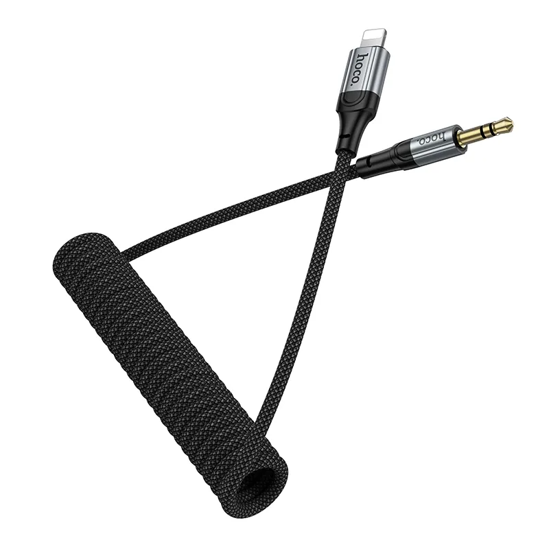 Audio-Kabel Lightning - 3,5mm HOCO UPA33A, 1,5m, Schwarz