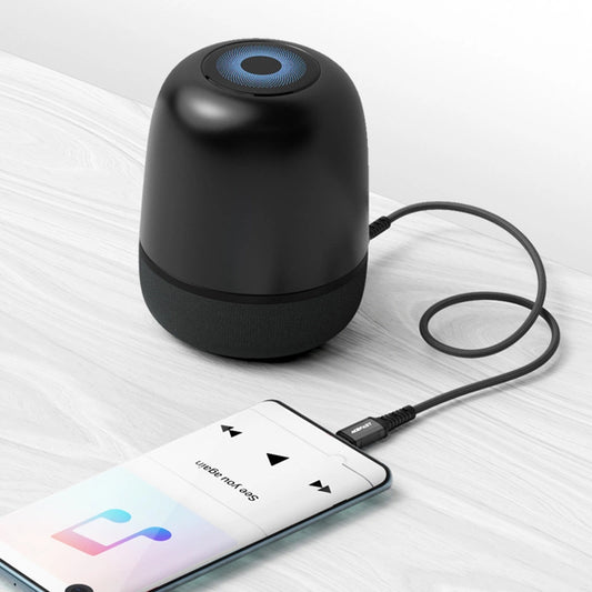 Audio-Kabel USB-C - 3,5mm Acefast C1-08, 1,2m, Schwarz