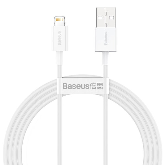 Daten- und Ladekabel USB-A - Lightning Baseus Superior Series, 20W, 1,5m, Weiß CALYS-B02