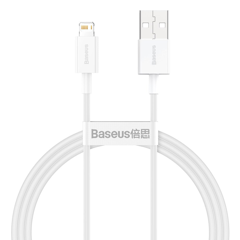 Daten- und Ladekabel USB-A - Lightning Baseus Superior Series, 20W, 1m, Weiß CALYS-A02