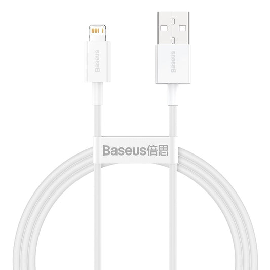 Daten- und Ladekabel USB-A - Lightning Baseus Superior Series, 20W, 1m, Weiß CALYS-A02