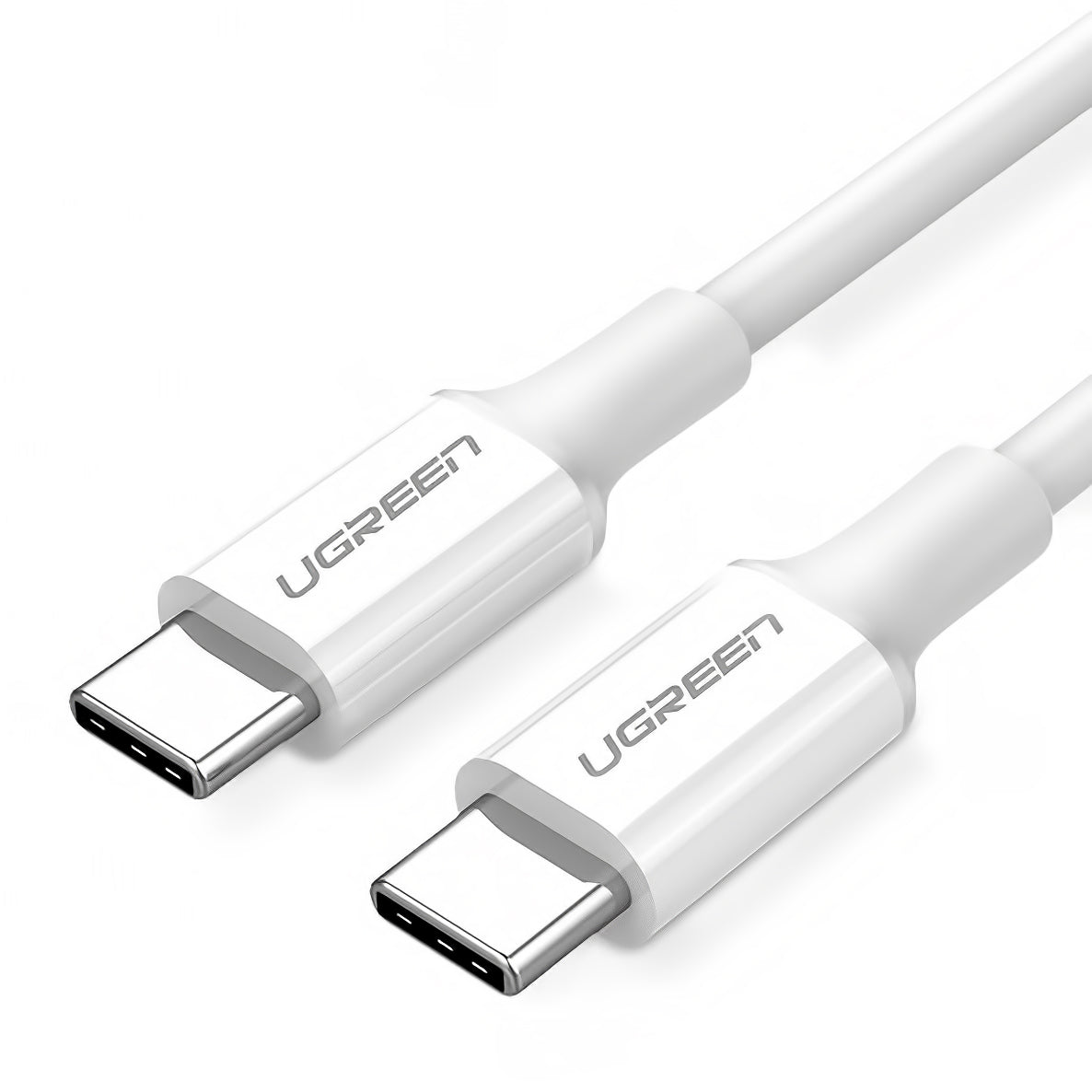 UGREEN US264 USB-C auf USB-C Kabel 60W 2m | Weiß | PD & QC