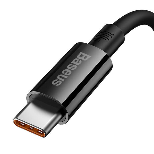 Daten- und Ladekabel USB-A - USB-C Baseus Superior Series, 100W, 1,5m, Schwarz P10320102114-01