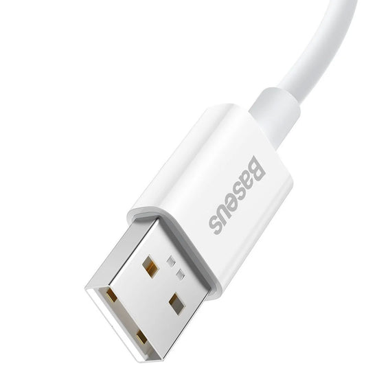 Daten- und Ladekabel USB-A - USB-C Baseus Superior Series, 65W, 1m, Weiß CAYS000902