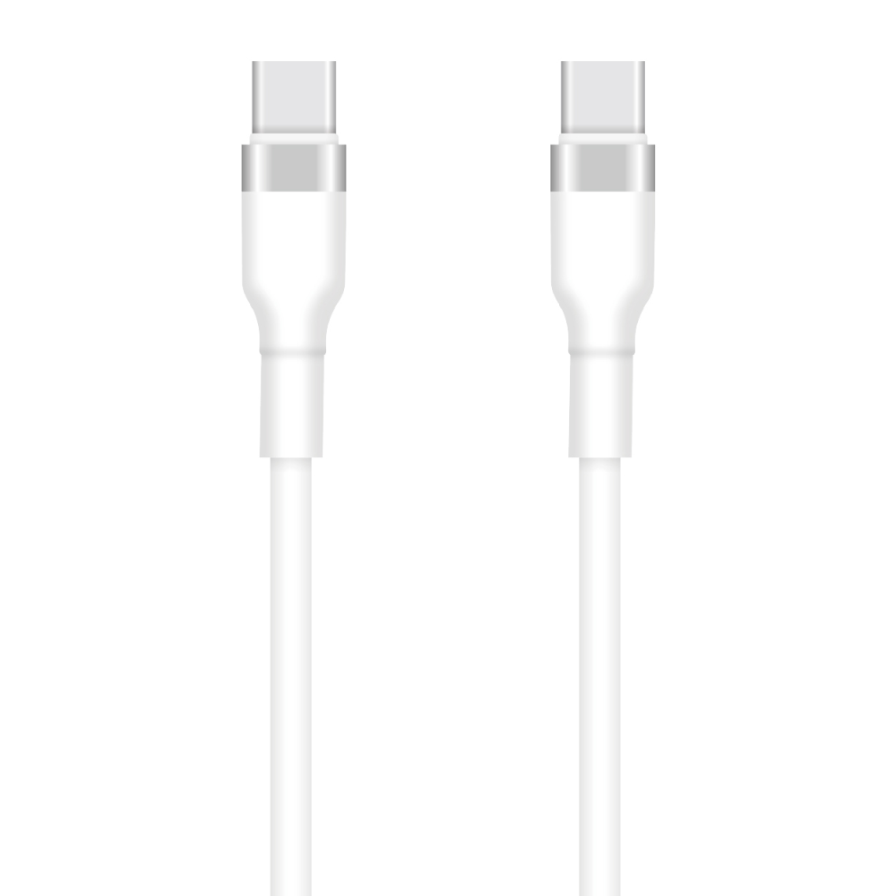 Daten- und Ladekabel USB-C - USB-C Setty, 60W, 1m, Weiß
