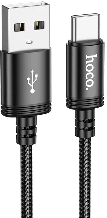 Daten- und Ladekabel USB-A - USB-C HOCO X89, 18W, 2m, Schwarz