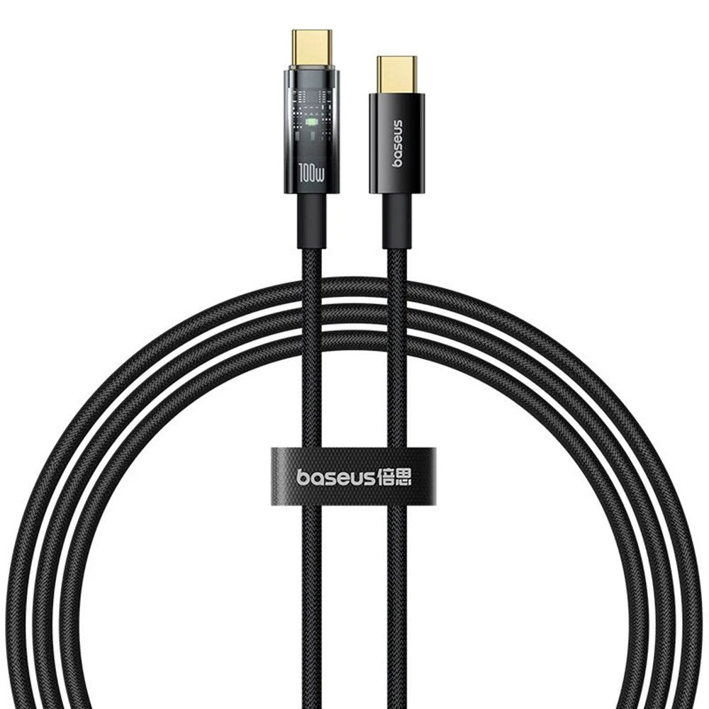 USB-C Daten- und Ladekabel - USB-C Baseus Explorer, 100W, 2m, Schwarz P10319704111-00