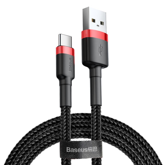Daten- und Ladekabel USB-A - USB-C Baseus Cafule, 18W, 2m, Schwarz CATKLF-C91