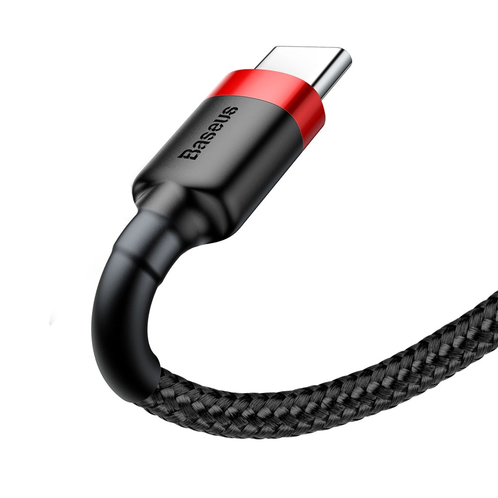 Daten- und Ladekabel USB-A - USB-C Baseus Cafule, 60W, 1m, Rot CATKLF-B91