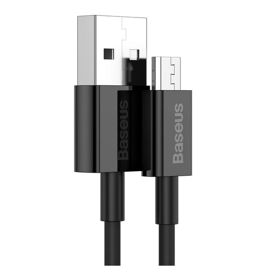 Baseus Superior Series USB-A zu microUSB Daten- und Ladekabel, 18W, 2m, Schwarz CAMYS-A01
